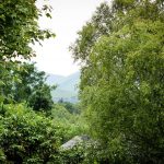 The view from the balcony at Benoch Lomond Castle Apartment, Loch Lomond