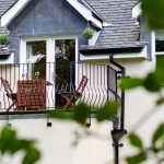 Relax on your private balcony at Benoch Lomond Castle