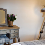 The dressing table in our master bedroom at Benoch Lomond Castle Apartment