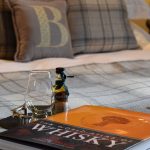 A wee dram before bedtime at Benoch Lomond Castle Apartment Loch Lomond