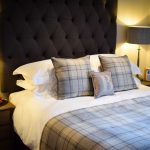 Our master bedroom at Benoch Lomond Castle self-catering apartment is perfect for romantic breaks
