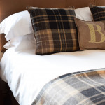 The second double bedroom at Benoch Luxury Castle Apartment, self-catering Loch Lomond