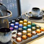 The luxury kitchen at Benoch Castle Apartment comes equipped with an Nespresso coffee maker